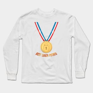 Best Couch Potato Gold Medal Long Sleeve T-Shirt